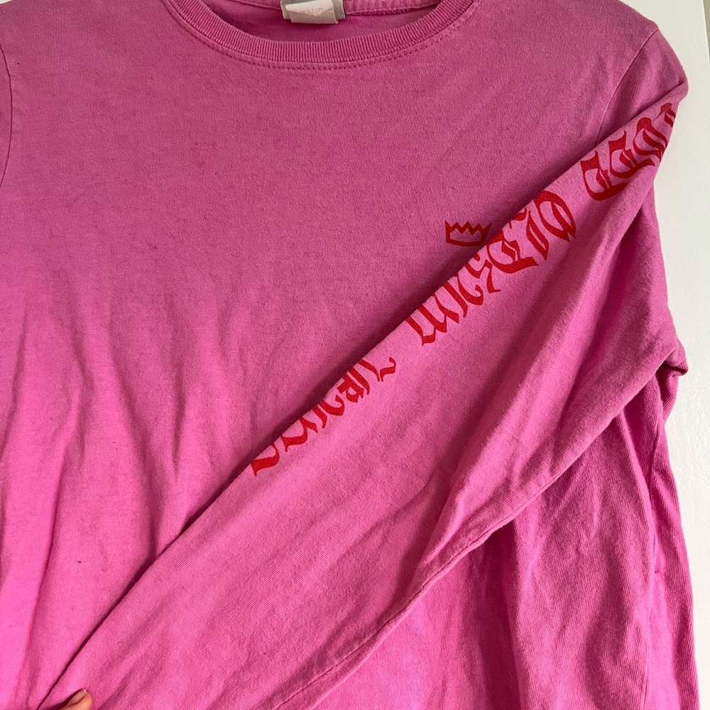 90s Y2K Vintage Todd Oldham pink graphic t-shirt